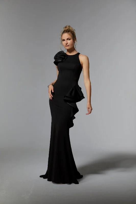 MGNY Madeline Gardner New York 72921 Long Fitted Formal Evening Gown