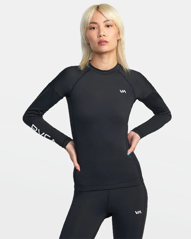 Womens Compression Long Sleeve Rash Vest