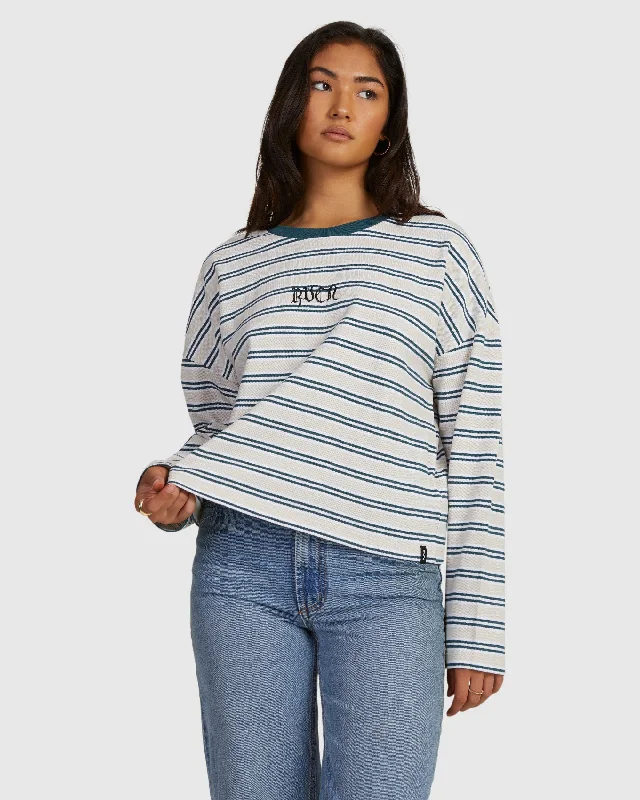 Womens Ivy Stripes Long Sleeve T-Shirt