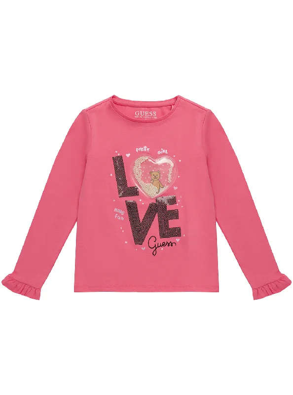 Pink Long Sleeve T-Shirt