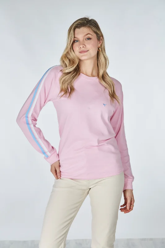 Burnham Unisex Long Sleeved T-Shirt - Pink