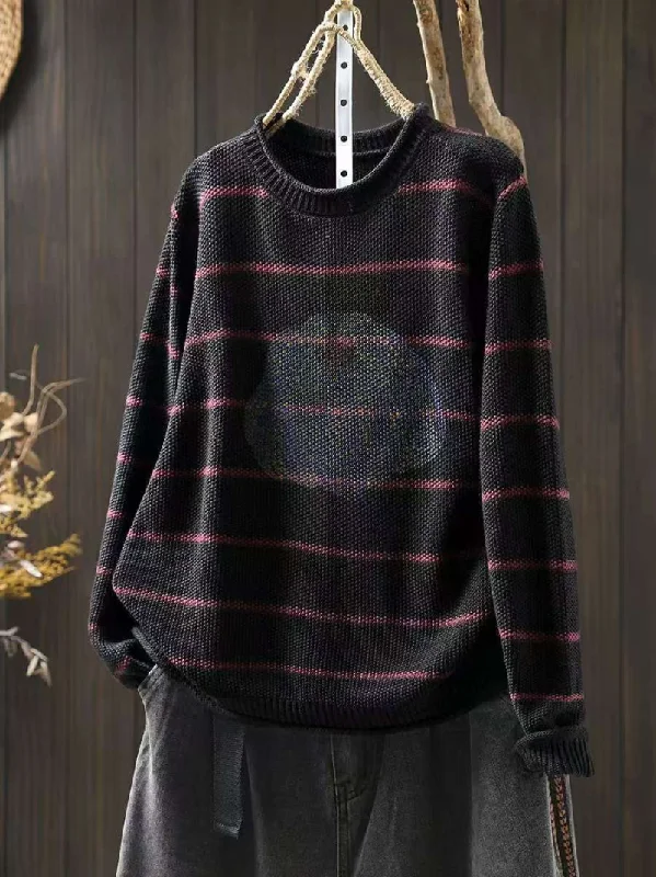 Women's Stylish Everyday Wear Crew Neck Sweater