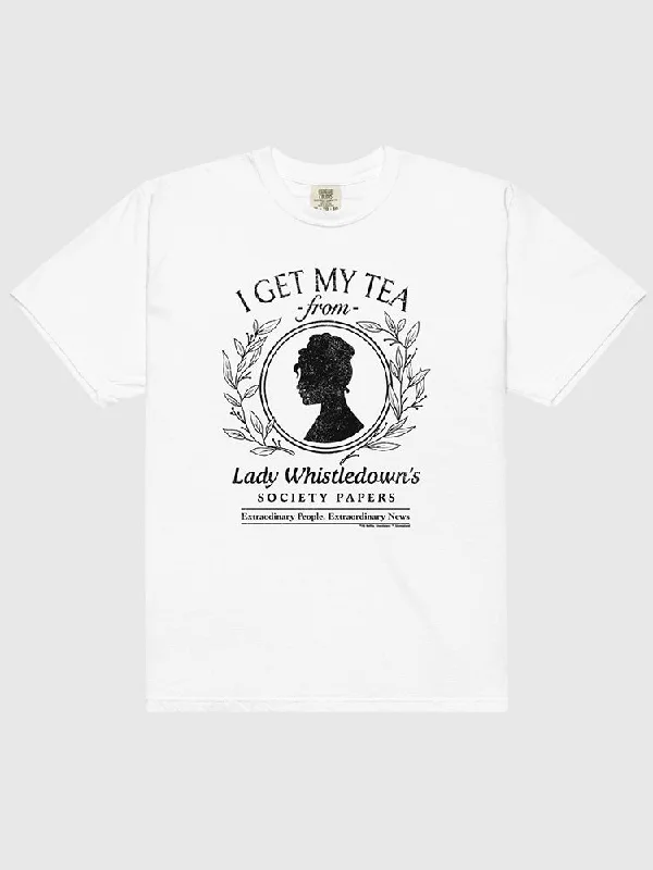 Lady Whistledown I Get My Tea Comfort Colors T-Shirt