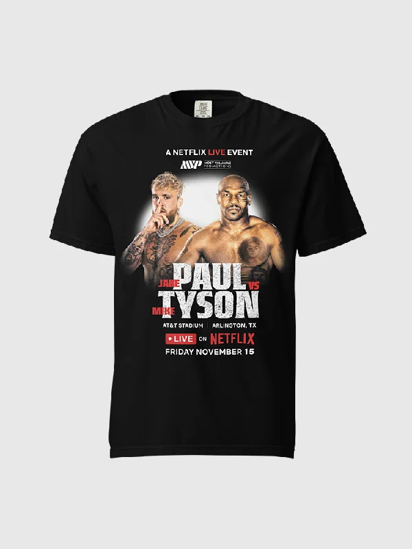 Jake Paul vs. Mike Tyson Live Event T-Shirt