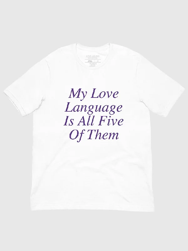 Love Is Blind Love Language T-Shirt