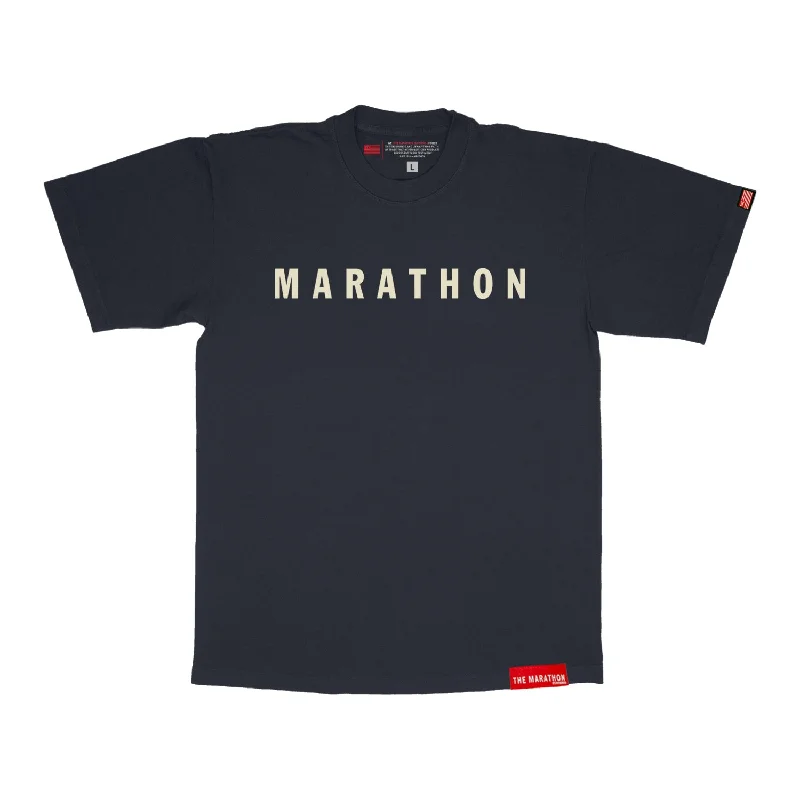 Marathon Hero T-Shirt - Black Cat/Cream