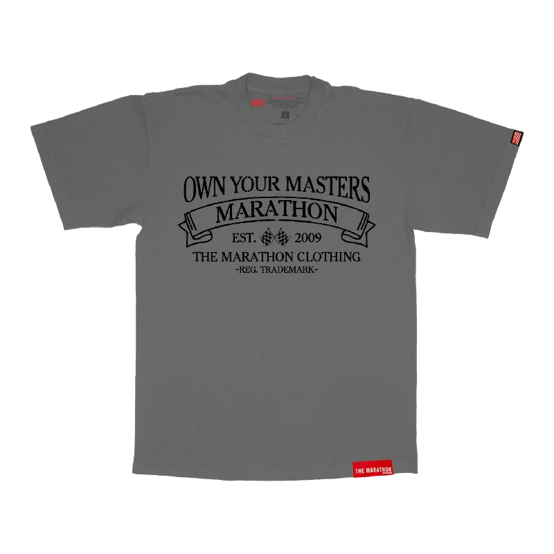 Own Your Masters T-Shirt - Slate Grey/Black