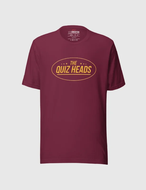 Sex Education The Quiz Heads Unisex T-Shirt [Maroon]