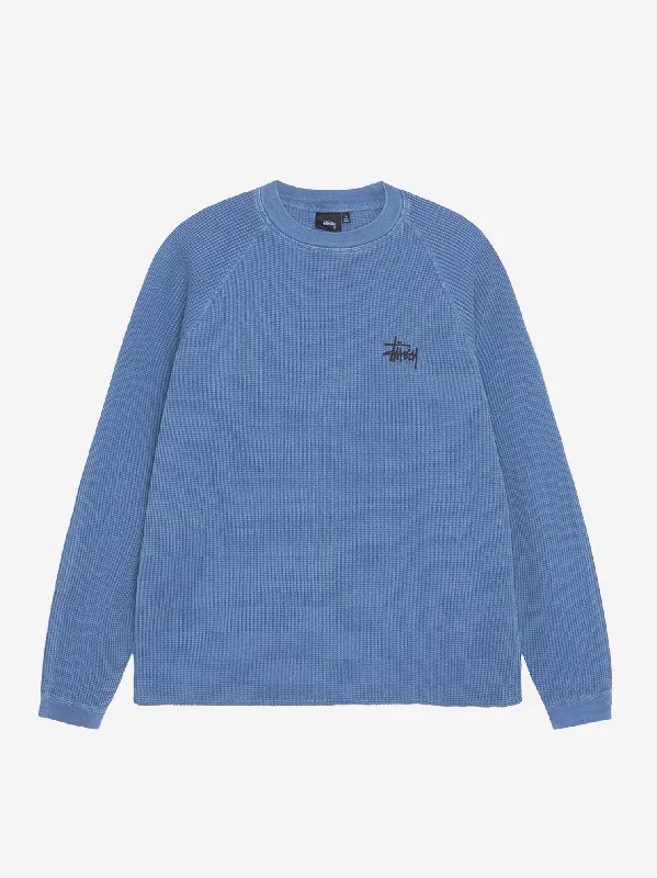 Stussy Raglan Thermal Basic Stock W - Blue