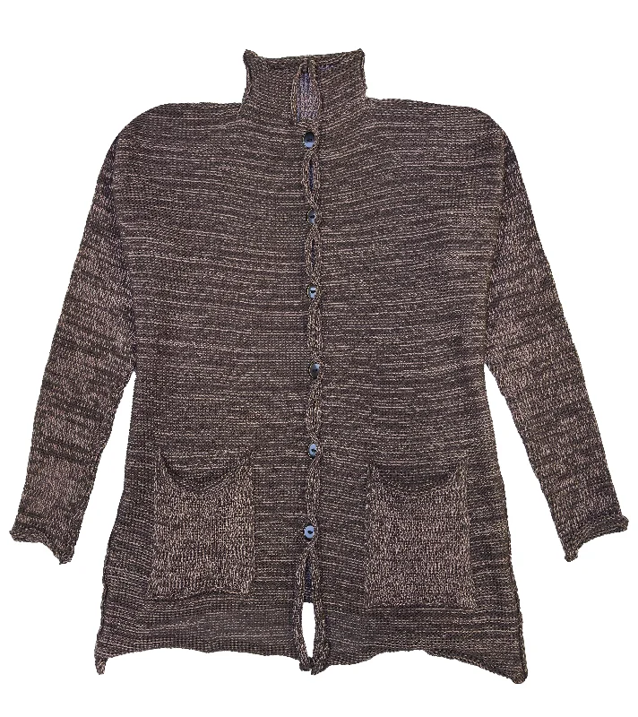 PAPER TEMPLES Long Pocket Cardigan - Coco and Mauve