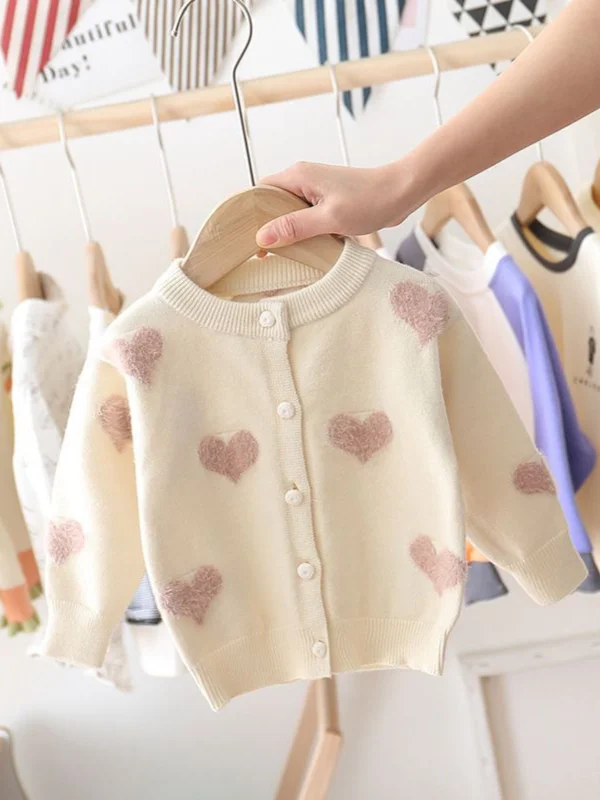 Spread The Love Heart Cardigan Sweater