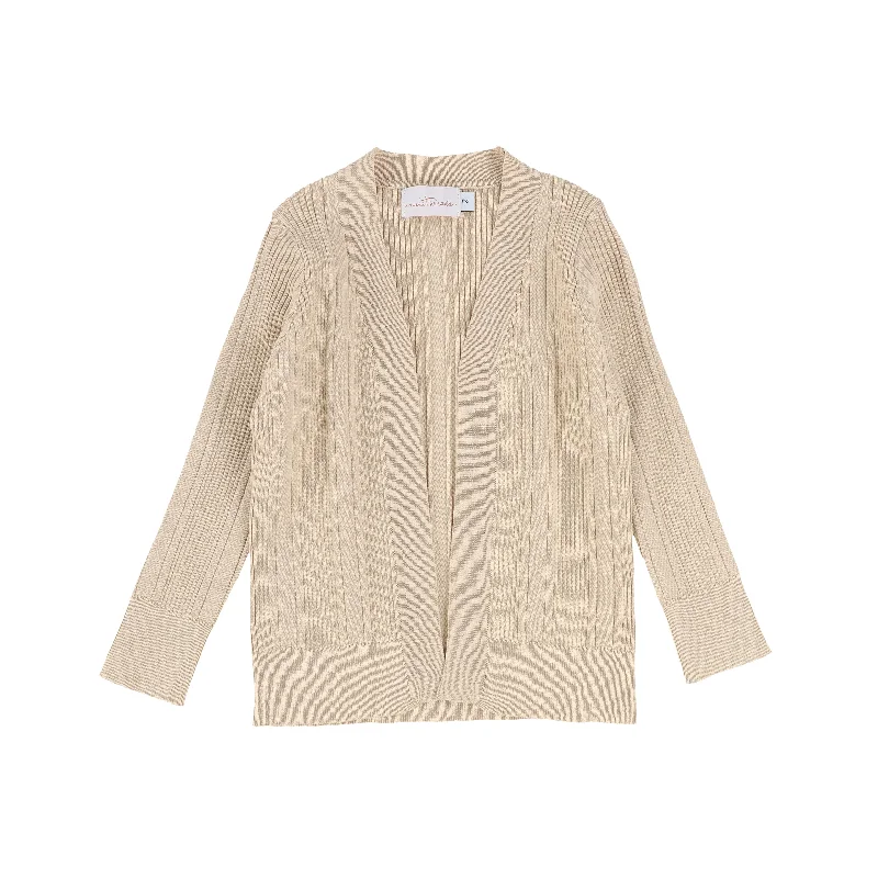 Sweet Threads Cream Knit Cardigan [Final Sale]