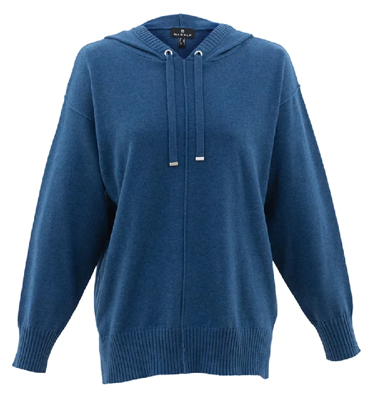 Pull On Blue Hoodie