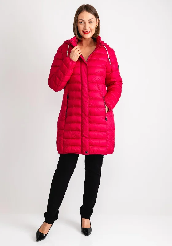 Frandsen Down Padded Hooded Coat, Pink