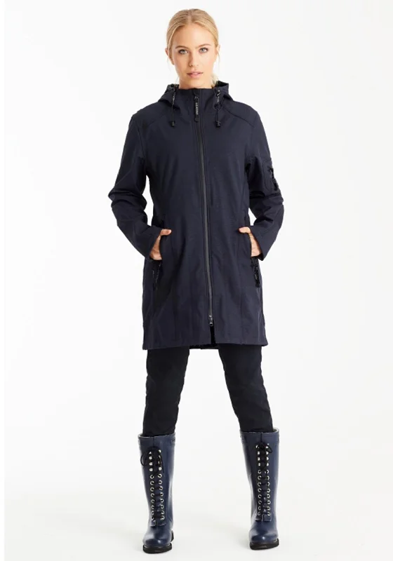 Ilse Jacobsen Rain 07 Hooded Raincoat, Indigo