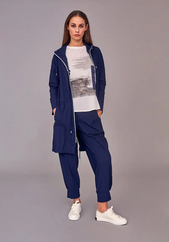 Naya Hooded Summer Jacket, Blue