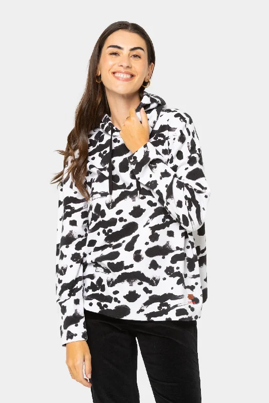 Long-Sleeve Printed Hoodie