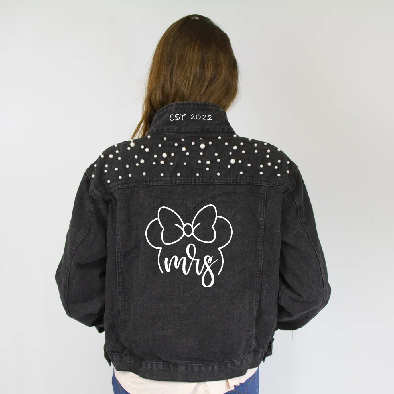 (Black Pearl) Mrs Style  Denim Jacket