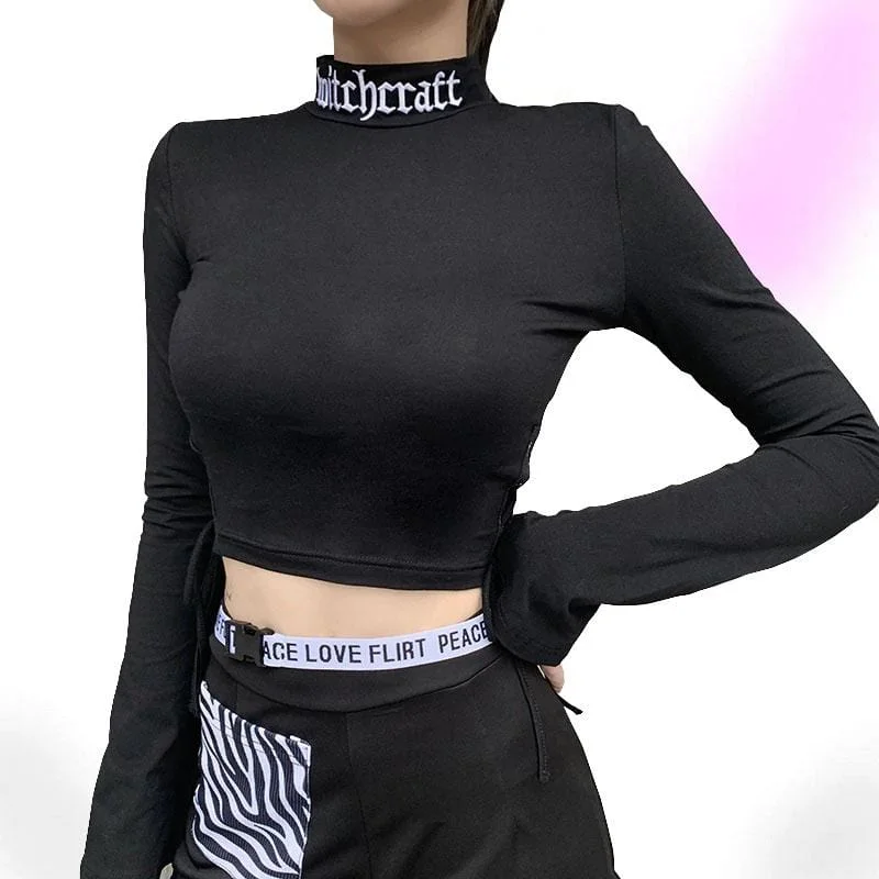 Lolita Vintage Crop Top Shirt