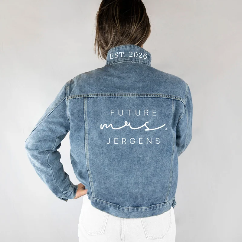 (Blue Denim) Mrs Denim Jacket