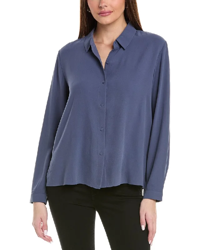 EILEEN FISHER Classic Silk Shirt